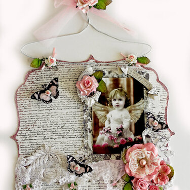 I Love You Acrylic Hanging Layout **SCRAPS OF ELEGANCE** January Kit-A Dream Within A Dream
