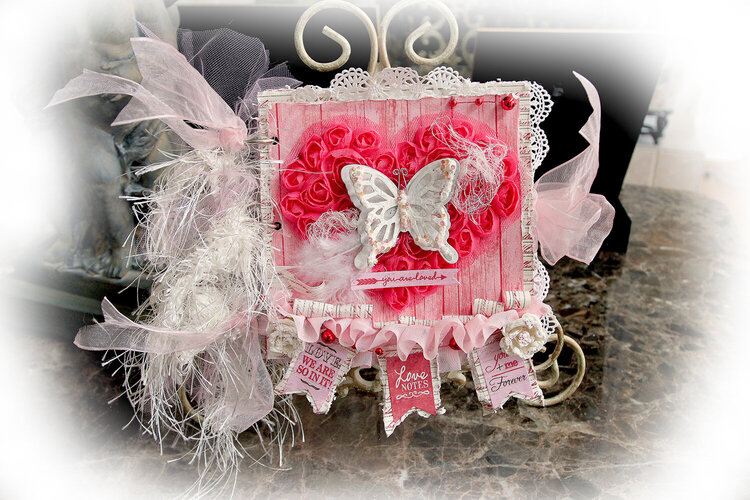 Smitten Mini Album *Scraps Of Elegance* February Kit~Love Always