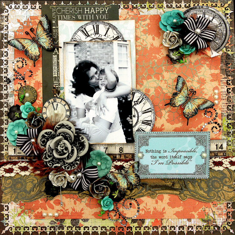 I&#039;m Possible **SCRAPS OF DARKNESS** February Kit-Simple Pleasures
