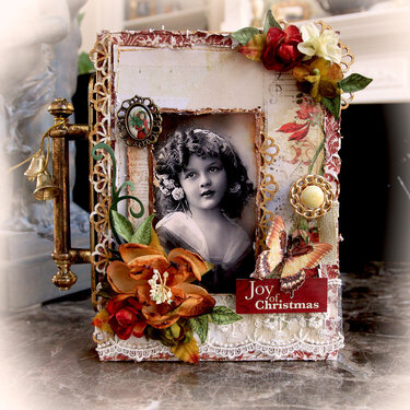 Joy Of Christmas Nook Book Box *Scraps Of Elegance* December Kit~Mistletoe Memories