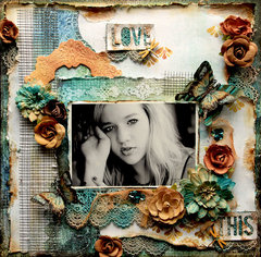 Love This *Scraps Of Darkness* November Kit~Water Lilies