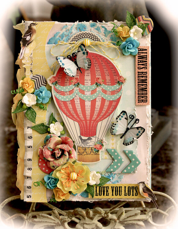 Love You Lots Altered Wooden Box **SCRAPS OF ELEGANCE** June Kit- Whimsy