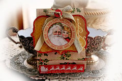 Make It In Minutes~Matchbook Gift Card Holder *Scraps Of Elegance* December Kit~Mistletoe Memories