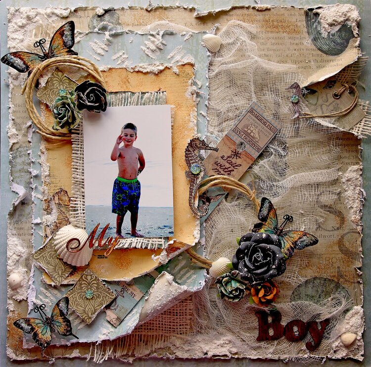 My Boy *Scraps Of Elegance* May Kit~May Cape Holiday