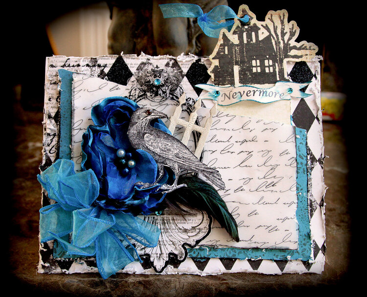 Nevermore Card **SCRAPS OF DARKNESS &amp; ELEGANCE**  Taking On Technique Challenge