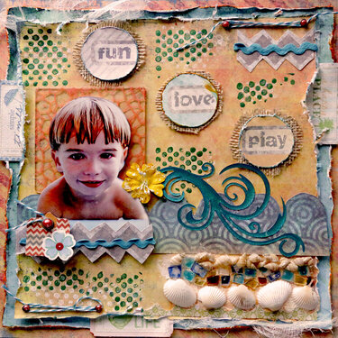Play **SCRAPS OF DARKNESS** August Kit Jamaican Sunset
