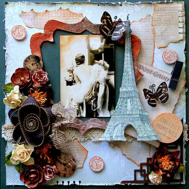 Post Cards From Paris **SCRAPS OF DARKNESS** MARCH KIT-DAY GLO