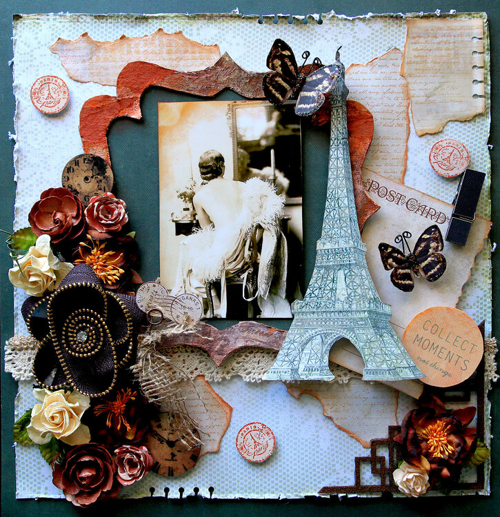 Post Cards From Paris **SCRAPS OF DARKNESS** MARCH KIT-DAY GLO