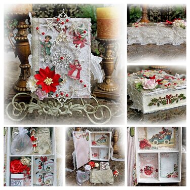 Christmas Time Embellishment Box *Reneabouquets*
