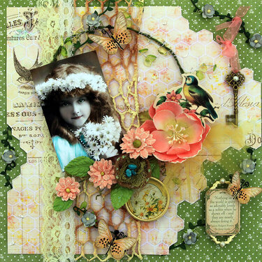 Sweet Robin **SCRAPS OF ELEGANCE** March Kit-Spring&#039;s Promise