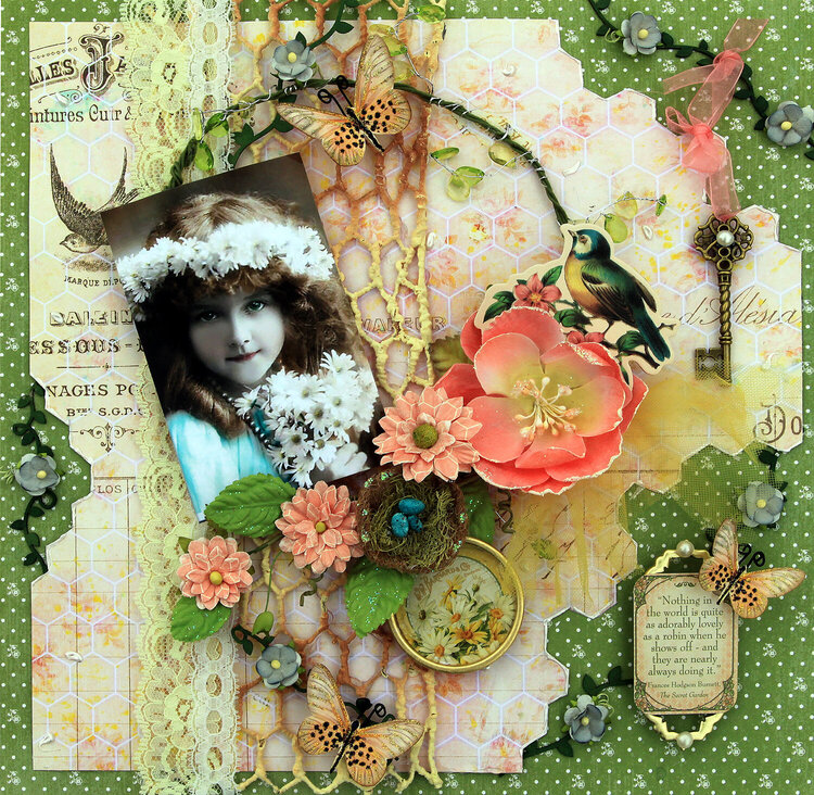 Sweet Robin **SCRAPS OF ELEGANCE** March Kit-Spring&#039;s Promise