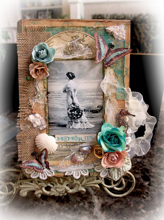 Seashore Memories Altered Book Box *Scraps Of Elegance* May Kit~Cape May Holiday