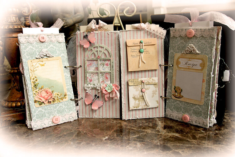 Shabby Chic Mini Album **Scraps Of Elegance** September Kit~Simply Shabby Chic