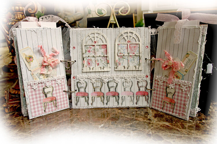 Shabby Chic Mini Album **Scraps Of Elegance** September Kit~Simply Shabby Chic