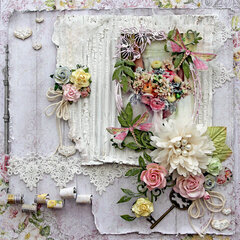 Shabby Flowers Layout *Reneabouquets*