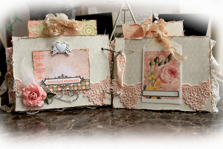 Shabby Girls Mini Album *Tresors De Luxe Etsy Shop*