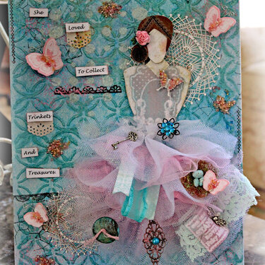 She Loved To Collect Trinkets &amp; Treasures **SCRAPS OF ELEGANCE** May Kit-Yesterdays