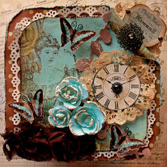 Sweet Memories Altered Memory Box Top View **SCRAPS OF DARKNESS**