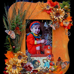 Fall Frame **Berry Bleu Pages & Tags**