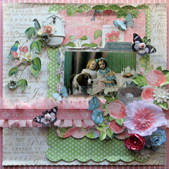 Vintage Tea Party *Scraps Of Elegance* March Kit~Floral Fantasy