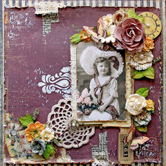 Vintage Time Traveler *Scraps Of Elegance* June Kit~Timeless