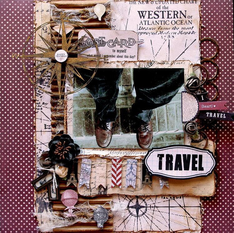 Well Traveled **SCRAPS OF DARKNESS** Round Robin May Kit-Destinations
