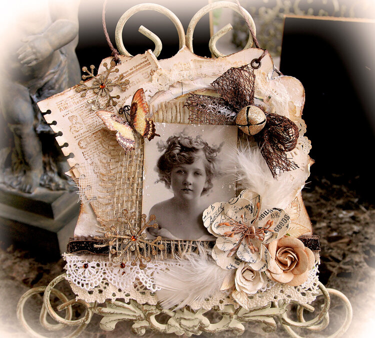 Winter Wishes Christmas Card **Scraps Of Darkness** October Kit~Gothic