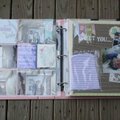 Adeline's Baby book pages 2&3