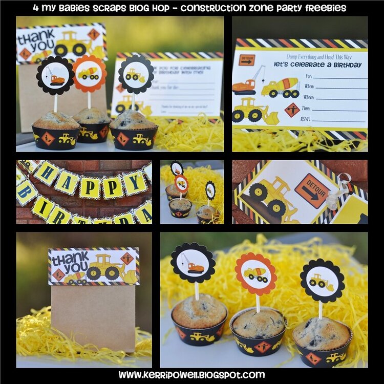 Construction Zone Party Printables