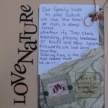 Love Nature pg1 of two pg lo 8x8 album 2008