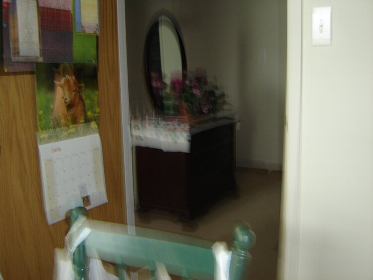 the entry way to my craft room