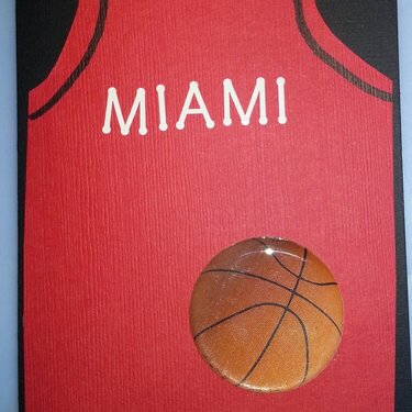Miami Heet Fan birthday card