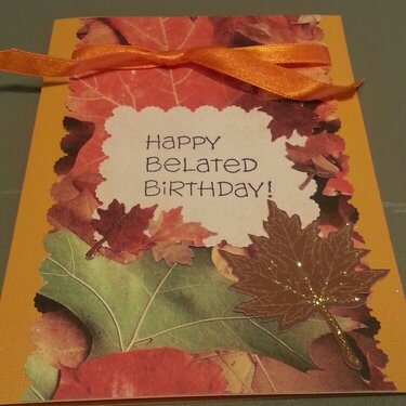 Fall Forgetful card