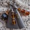 Silverware Charm Necklaces - Amber