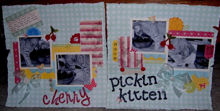 Cherry Pickin&#039; Kitten