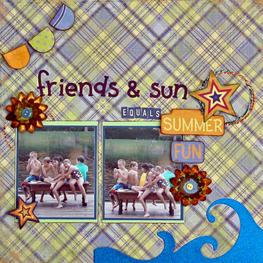 friends and sun equals summer fun