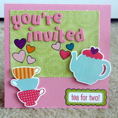 you&#039;re invited - tea for two