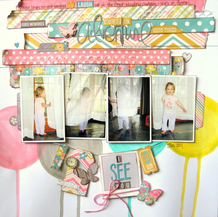 Curtain Adventure {My Creative Scrapbook}