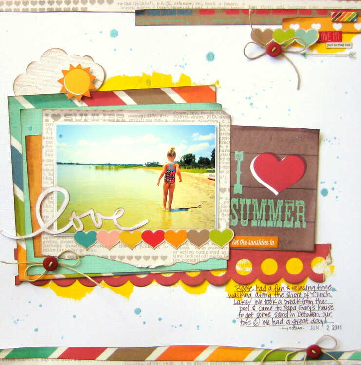 I Heart Summer {My Creative Scrapbook}