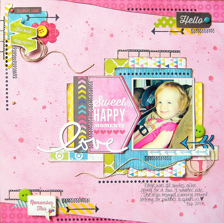 Sweet Happy Moments ** Creative Scrappers**