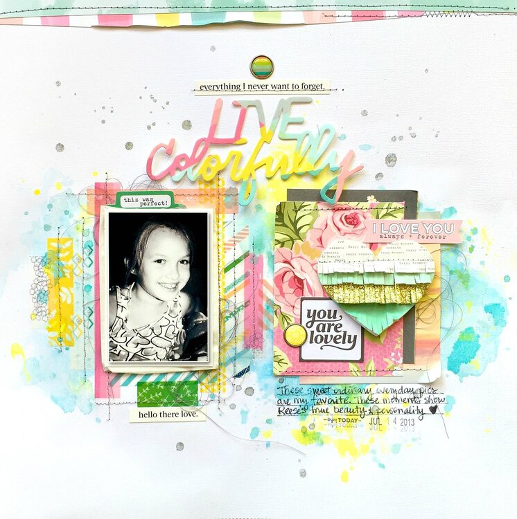 Live Colorfully *Scrapbook Circle*