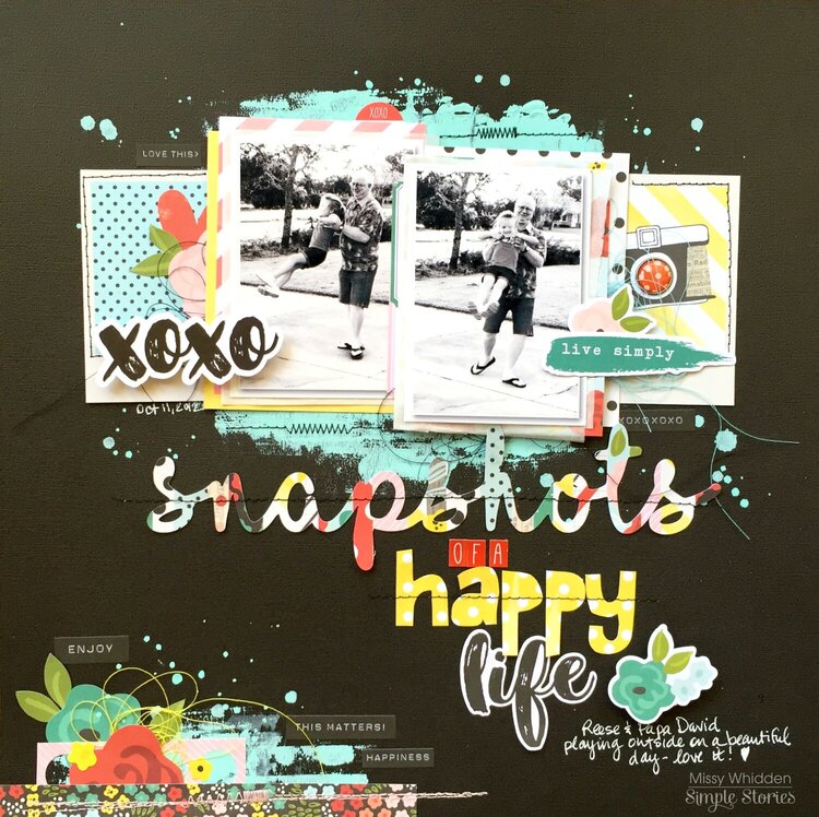 Snapshots of a Happy Life *Simple Stories*