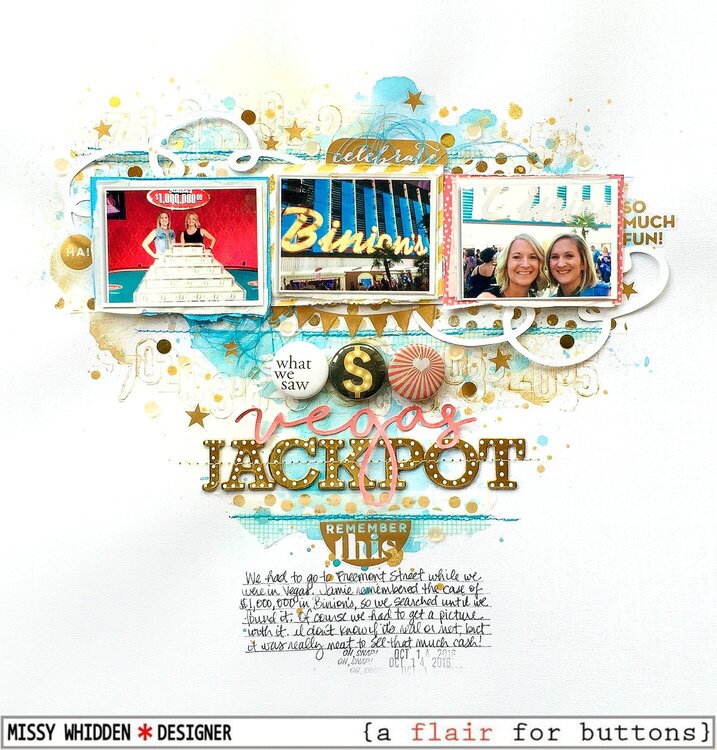 Vegas Jackpot *A Flair For Buttons*