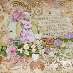 Addie - Mixed Media Layout