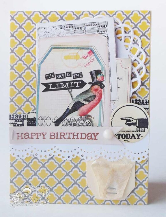 Birthday Card with Find Your Wings &amp; Fly