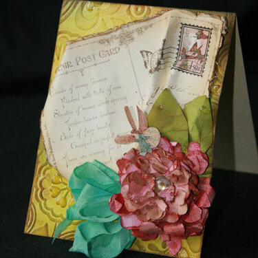 Once Upon A Springtime Pixie Post Card 2