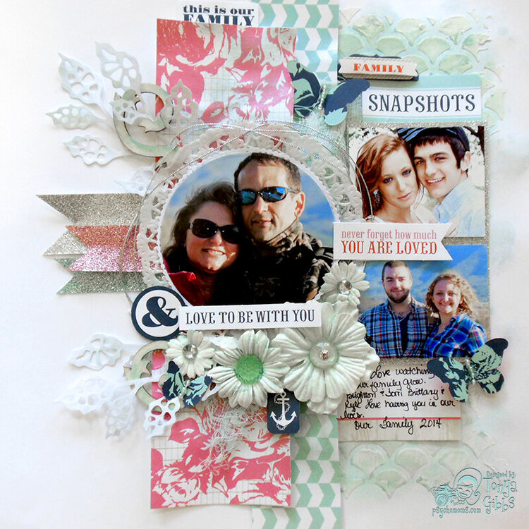 Mixed Media - Family Stories Layout