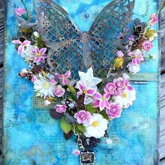 Butterfly Mixed Media Canvas - Creating Yourself