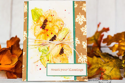 Count Your Blessings Watercolor Card
