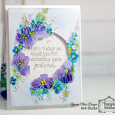 Make Today Awesome Watercolor Card